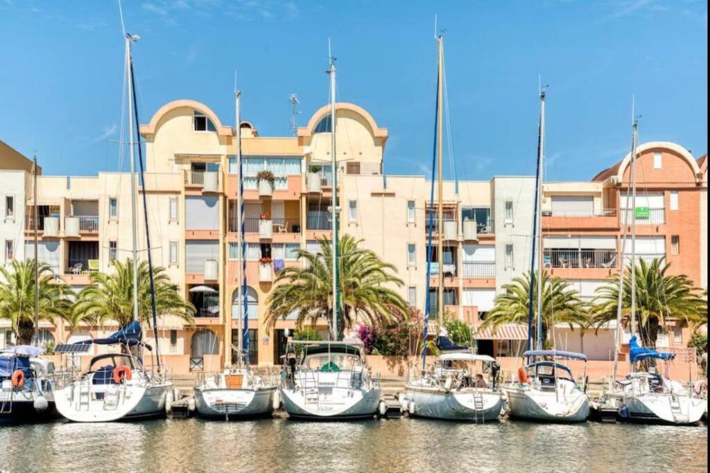 Residence Port Soleil Duplex T3 46 M2 Climatise Gruissan Eksteriør billede